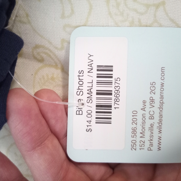 Navy Blue Bike Shorts - Picture 3 of 4